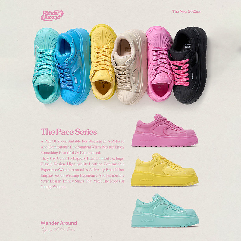 【多多的鞋柜】Wander around厚底增高贝壳头板鞋,淘宝优惠券,粉丝福利购,淘宝优惠卷