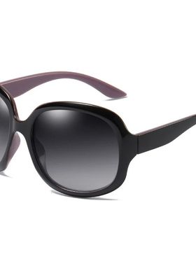 FUQIAN Brand Design Elegant Polarized Oversized Round Sungla