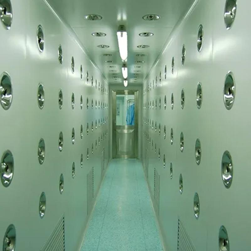 不锈钢风淋室PVC快速门货淋室工厂用双吹净化通道无尘车间风淋门 - 图1