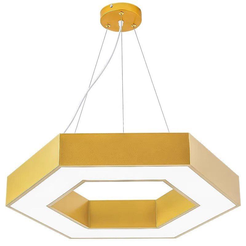 LED异形灯办公室吊线灯理发店超市商场六边形蜂巢吊灯商用工业风,淘宝优惠券,粉丝福利购,淘宝优惠卷