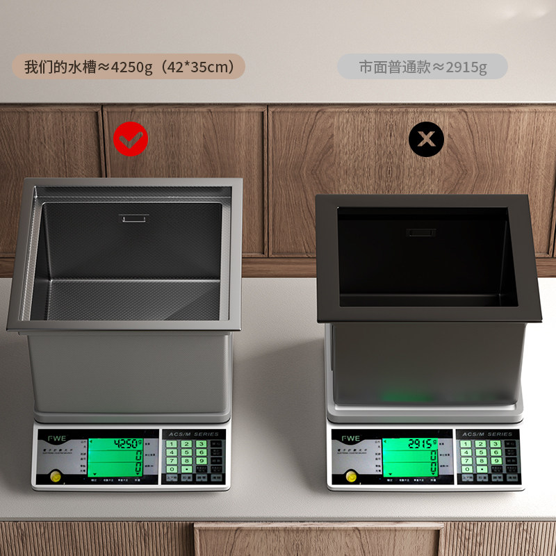 摩仕枪黑米粒压纹小水槽吧台隐形单槽带盖板中岛西厨隐藏式洗菜盆,淘宝优惠券,粉丝福利购,淘宝优惠卷