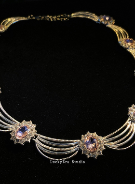 Vintage古着 Lucky Era- 茜茜公主Princess Sissi necklace项链