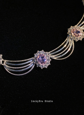 Vintage古着 Lucky Era- 茜茜公主Princess Sissi necklace项链