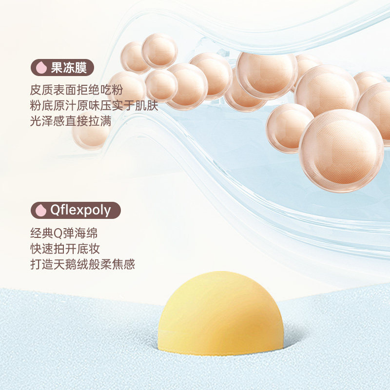 橙棠新品瓷汪汪粉扑套装超软不易吃粉化妆师专用底妆工具美妆蛋,淘宝优惠券,粉丝福利购,淘宝优惠卷