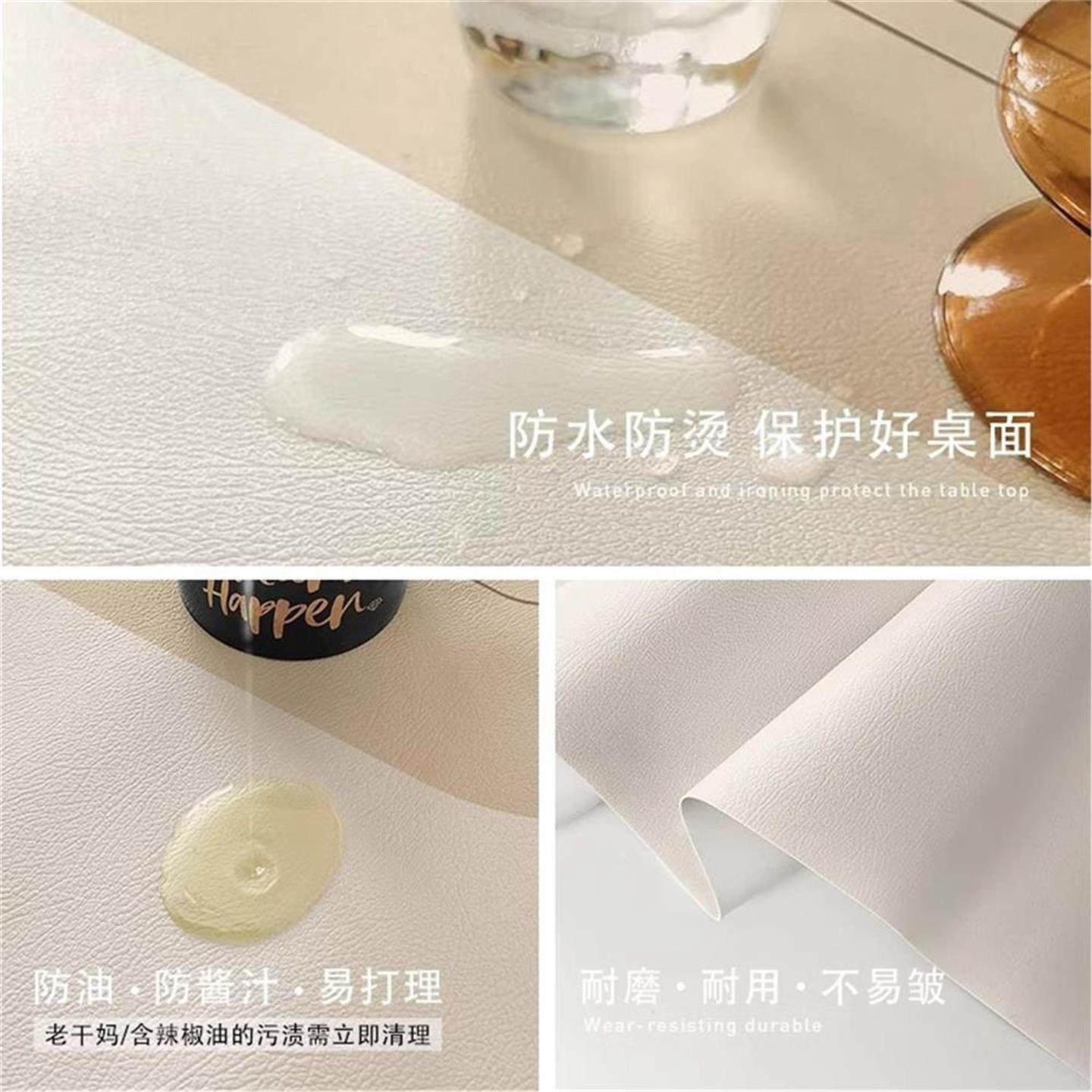 餐边柜桌垫电视柜鞋柜玄关轻奢高级皮革桌布防脏保护垫子皮革盖布,淘宝优惠券,粉丝福利购,淘宝优惠卷