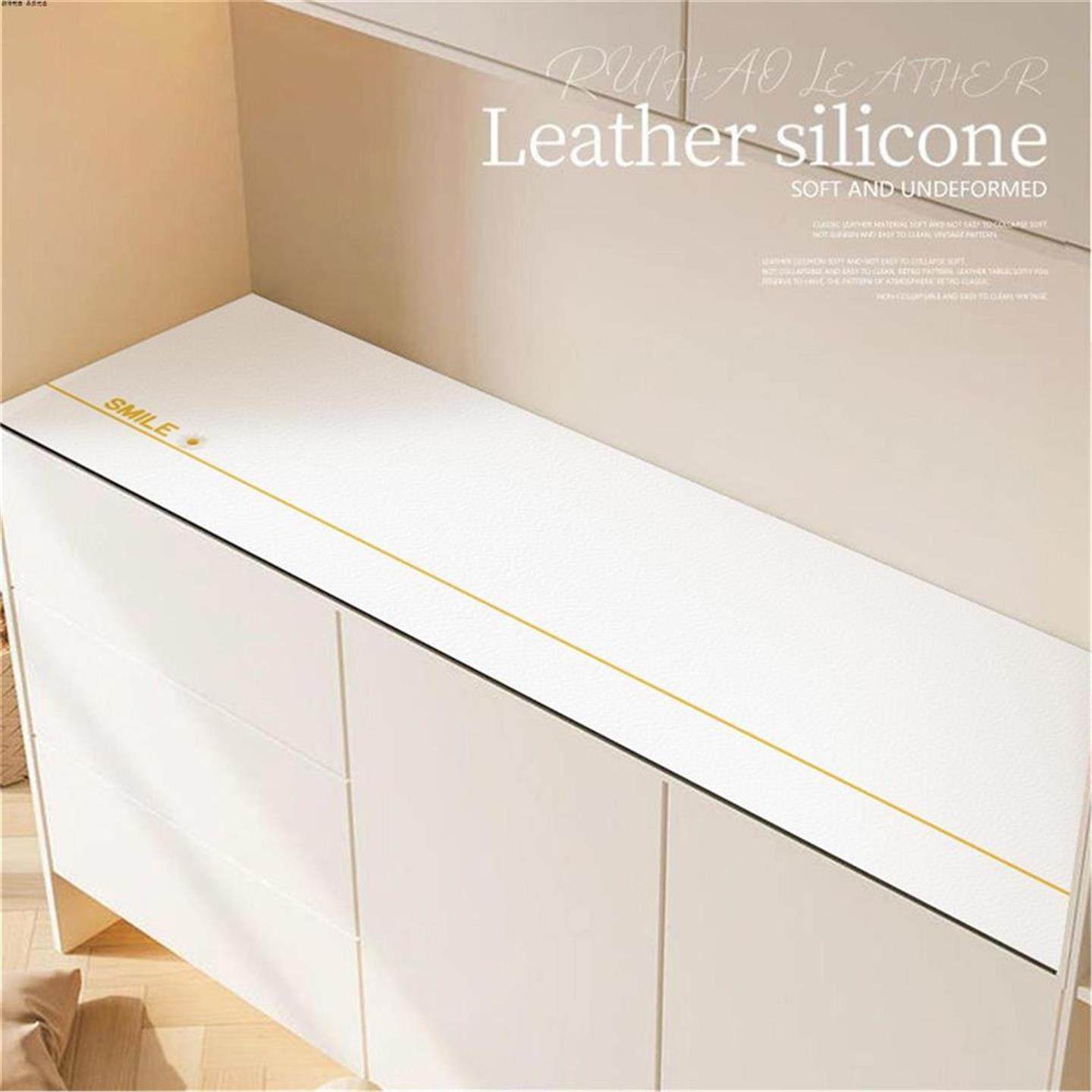 现代简约餐边柜桌垫防水桌布玄关鞋柜皮革电视柜台面保护垫,淘宝优惠券,粉丝福利购,淘宝优惠卷