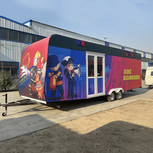 消防体验馆多功能广告车厂家品牌宣传消防科普房车展厅消防宣传车 - 图2