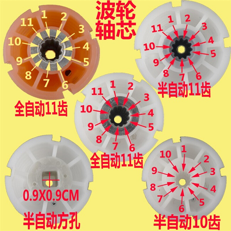 /全半自动双桶洗衣机波轮转盘波水叶配件10.11齿方孔通用 - 图2