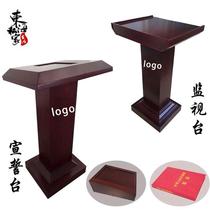 Solid wood NPC Constitution swearing-desk Oath Desk Oath Desk of the Constitution Publicity of the Constitution Day of the Peoples Daily