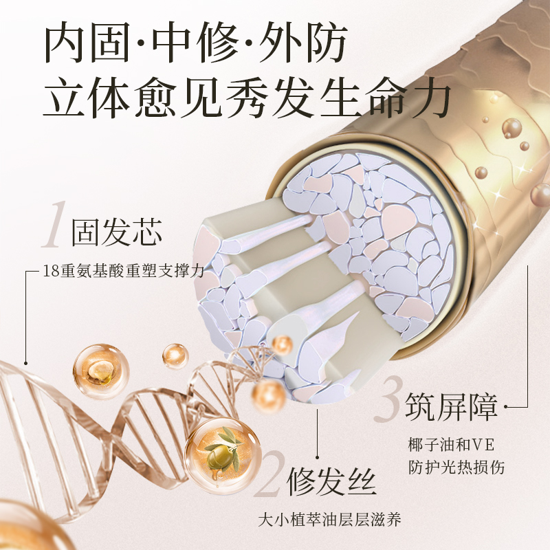 LONGTAKE雪野松檀护发精油女防毛躁柔顺檀香香氛持久正品50ml