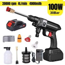 100W 30Bar High Pressure Car Washers with Li-ion Batter 4000m