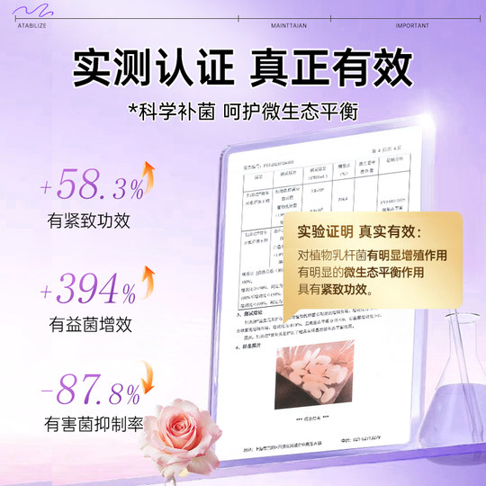 【菌群平衡】妇炎洁冻干粒养护理私密处益生菌片乳酸杆菌清洁凝胶