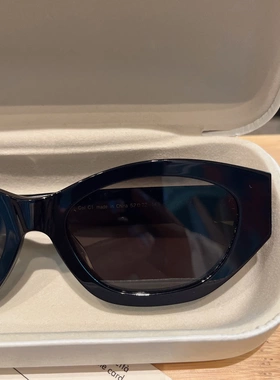 千雪fak家新款太阳镜高品质板材猫眼墨镜可配有度数瘦脸防紫外线