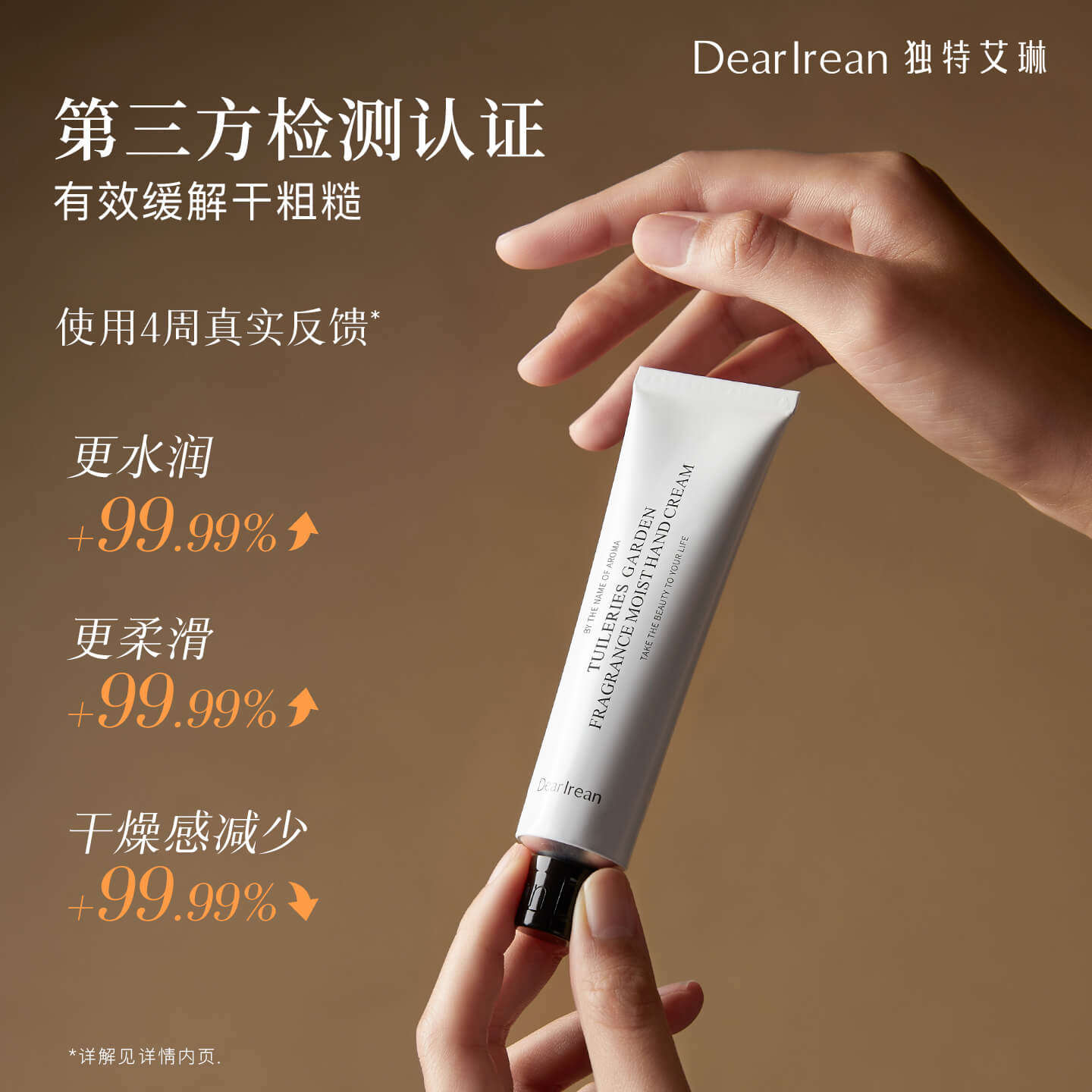 [王星越同款]独特艾琳香氛护手霜女美白保湿嫩白秋冬滋润福开禄柚