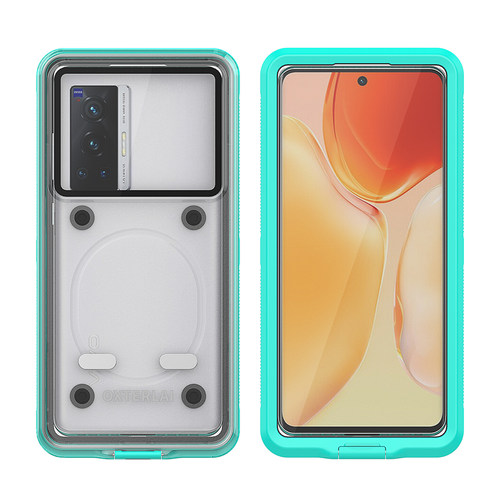 下雨天送外卖手机袋套外卖骑手专用防水手机壳袋6.9英寸以下手机通用可充电触屏语音通话可夹支架防雨防尘 - 图2