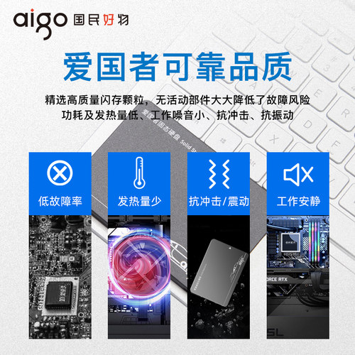 爱国者256g固态硬盘S500 sata接口台式机电脑笔记本ssd硬盘固态 - 图3