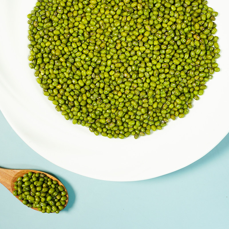 和粮溢田有机绿豆450g*2新货罐装笨绿豆煮汤粥农家自产绿豆杂粮