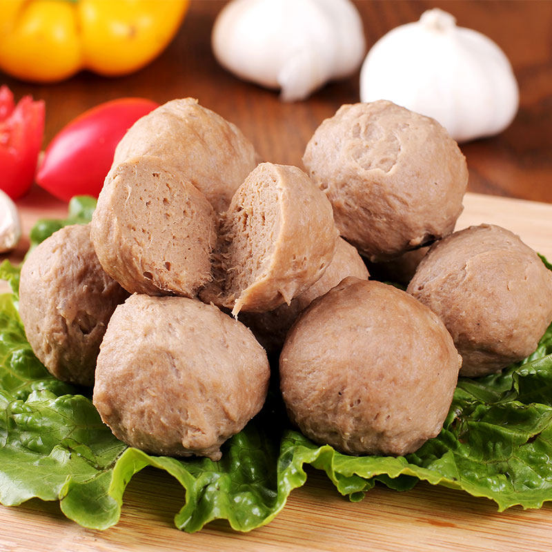 【顺丰包邮】正宗潮汕猪肉丸纯猪肉潮汕特产汤粉丸子烧烤火锅食材