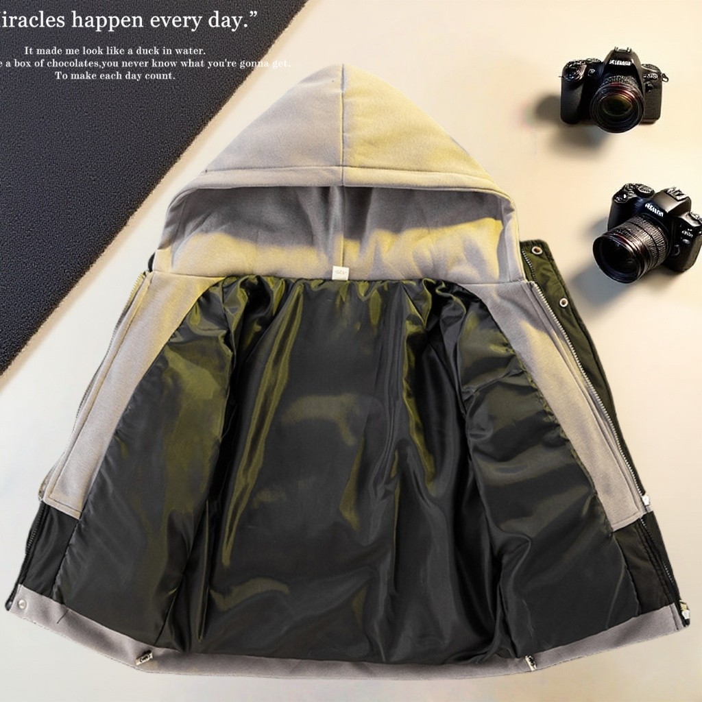 2025新款二棉男童羽绒棉加厚秋冬款拼接棒球服冬季夹棉外套中大童,淘宝优惠券,粉丝福利购,淘宝优惠卷