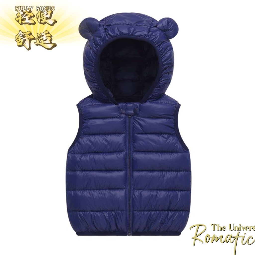 宝宝连帽马甲羽绒棉秋冬装外穿轻薄款外套婴幼棉背心男女儿童保暖,淘宝优惠券,粉丝福利购,淘宝优惠卷