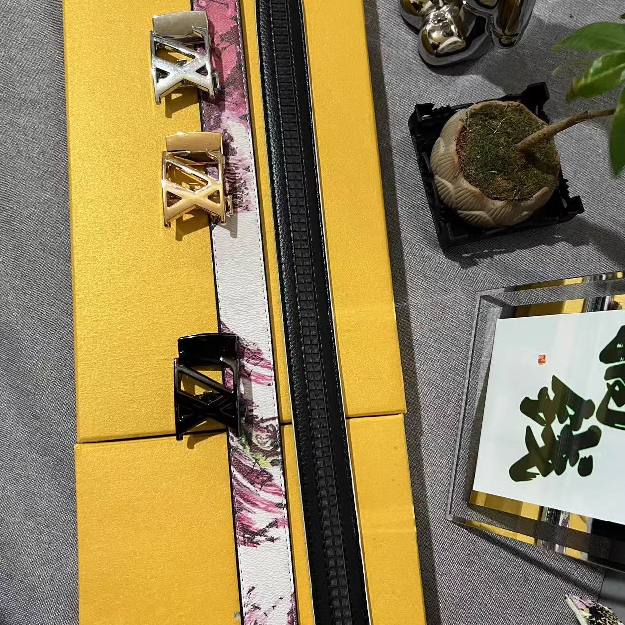 2025新款男士全卡槽皮带自动扣腰带皮带时尚百搭休闲潮流牛仔裤