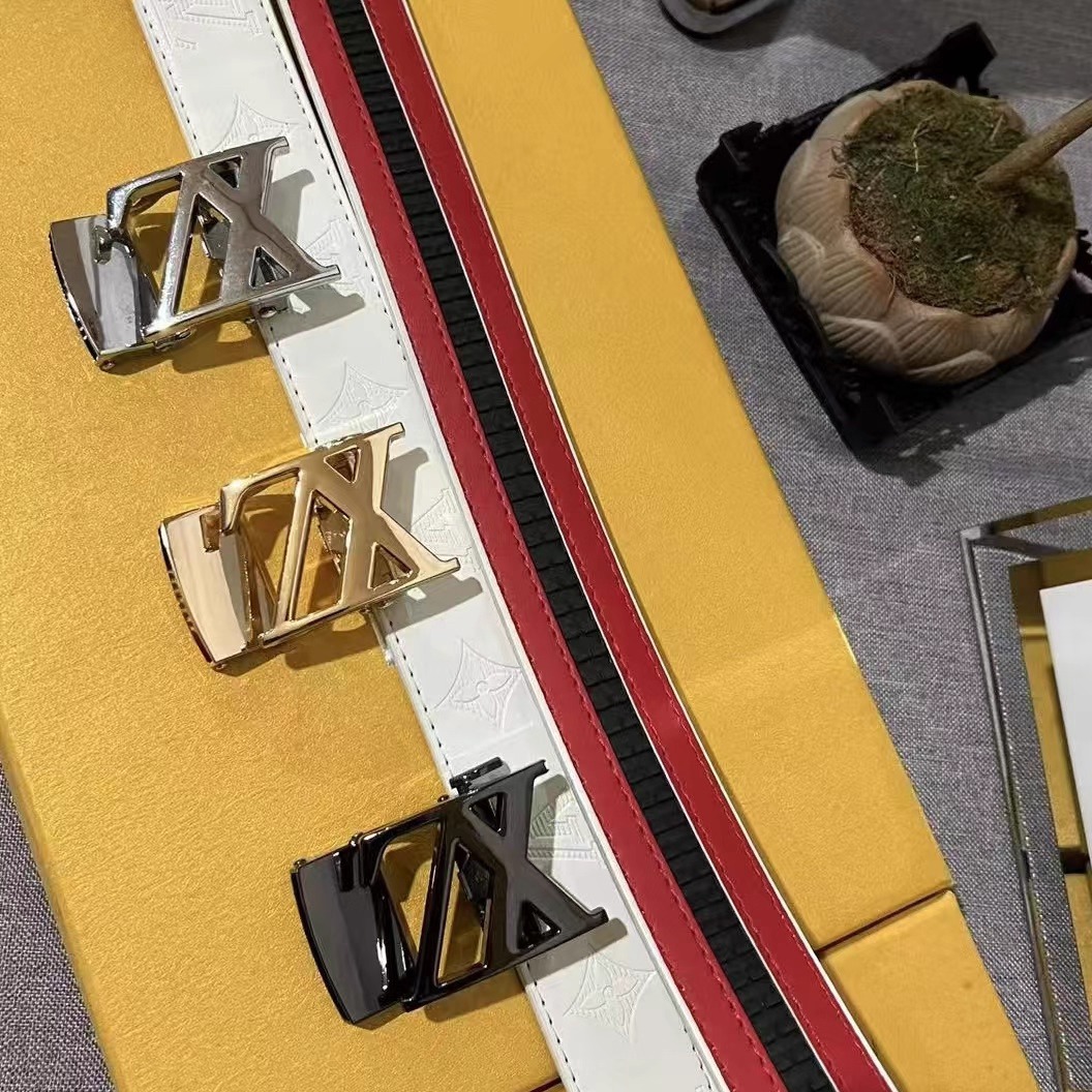 2025新款男士全卡槽皮带自动扣腰带皮带时尚百搭休闲潮流牛仔裤
