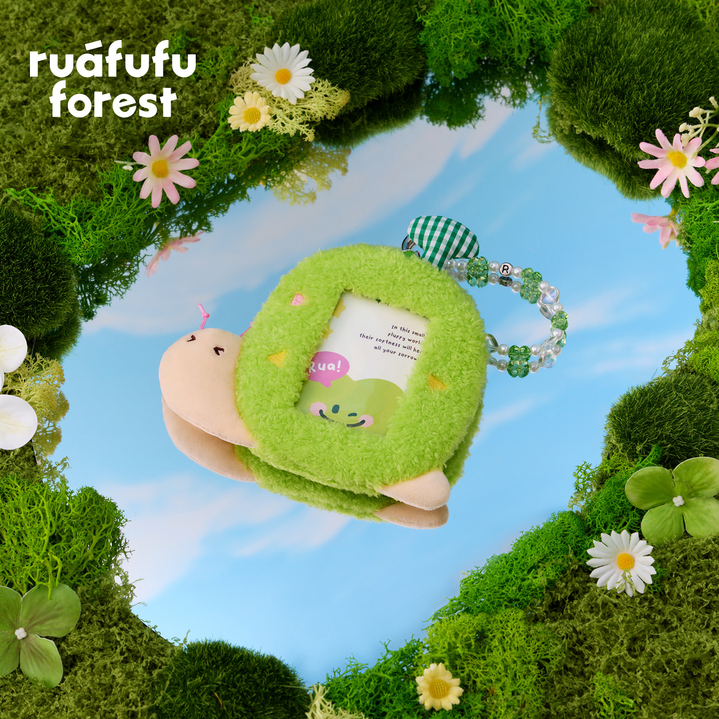 ruafufu forest小确幸毛绒卡套小卡校园卡交通校牌门禁饭卡包挂件 - 图2