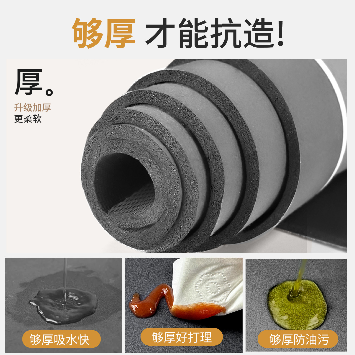 厨房地垫防滑防油可擦免洗防水地毯吸油吸水耐脏专用脚垫长条垫子,淘宝优惠券,粉丝福利购,淘宝优惠卷