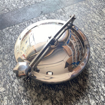 304 sanitary level manhole cover stainless steel quick open normal pressure manhole wine jars round edge handhole YAB spot 304)