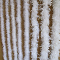 Ostrich Fur Accessories Feather Strips of Artisanal Diy Material Suede clothing Skirt Hem Cuff Hair Accessories