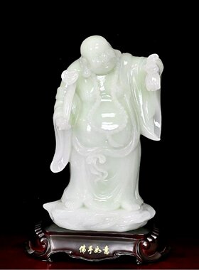 一团和气佛像摆饰笑口大肚弥勒佛摆件带夜光招财纳福收藏工艺礼品