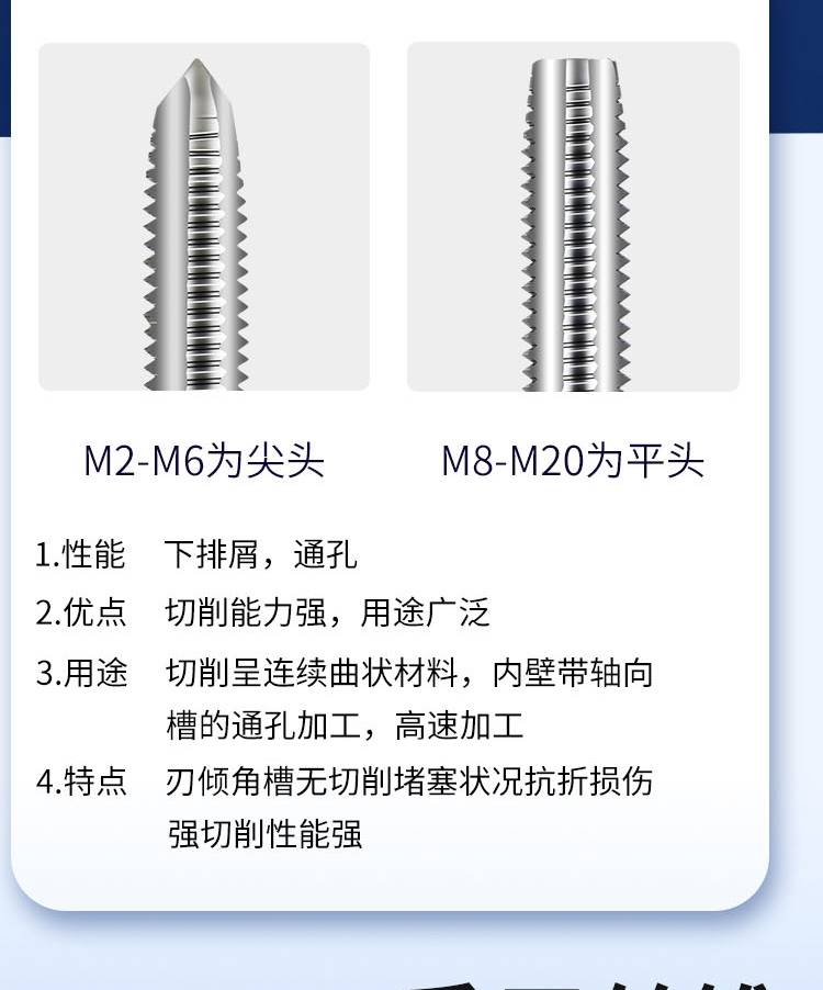 日本进口HTD富士牌丝攻M3-20三只装手用SKS2丝锥组合套装扳手钻头 - 图0