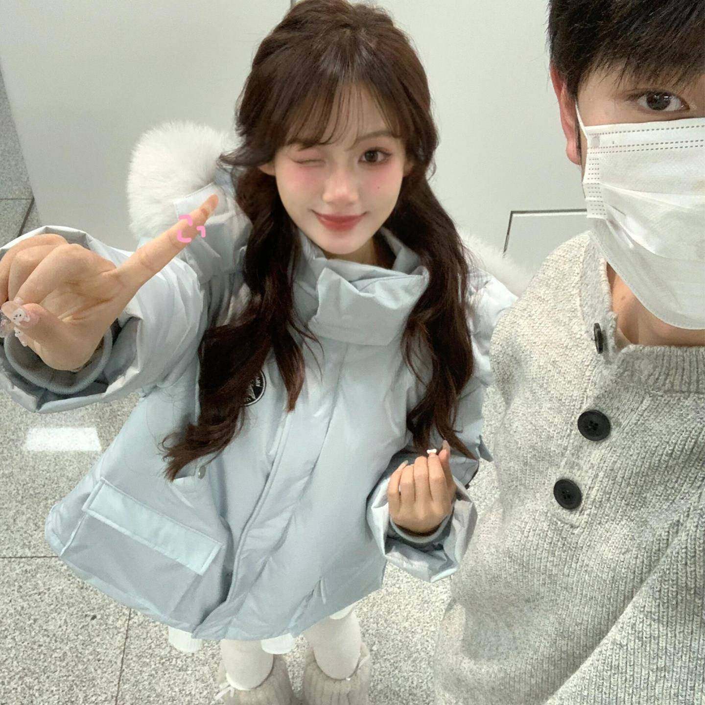 冰岛极夜毛毛内胆大毛领派克服女棉服2025新款加绒工装厚外套棉衣,淘宝优惠券,粉丝福利购,淘宝优惠卷