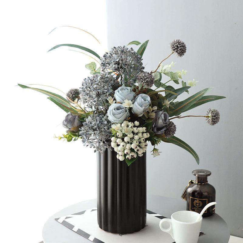 现代轻奢高端仿真花艺摆件假花客厅电视柜装饰酒店样板房餐桌摆花,淘宝优惠券,粉丝福利购,淘宝优惠卷