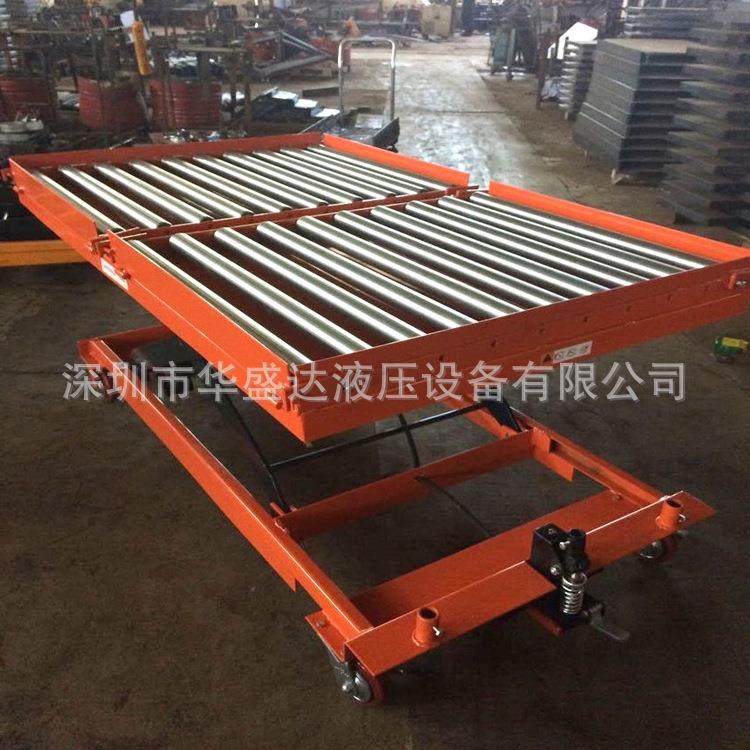 滚筒式手动平台车辊筒液压模具台车电动升降手推平台车,淘宝优惠券,粉丝福利购,淘宝优惠卷