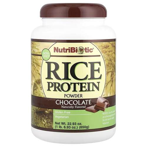 NutriBiotic未加工大米蛋白质粉氨基酸无谷蛋白营养 - 图1