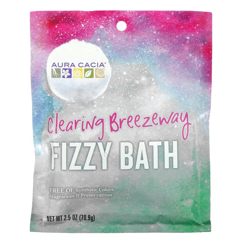 Aura Cacia,Fizzy bath，Clearing Breezeway，2.5盎司（70.9克-图1