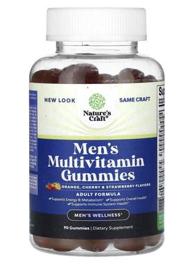 Natures Craft,Men's Multivitamin Gummies,