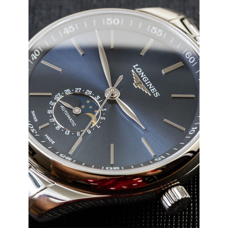 【自营】中古全新Longines浪琴名匠系列自动上链机芯瑞士男表42mm