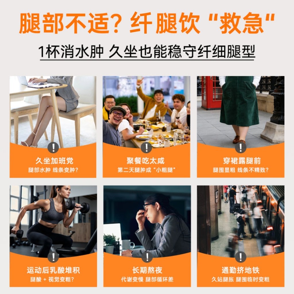 法国进口FloraNatura 燃燃大红针纤体漫画腿局部分解提高代谢管理