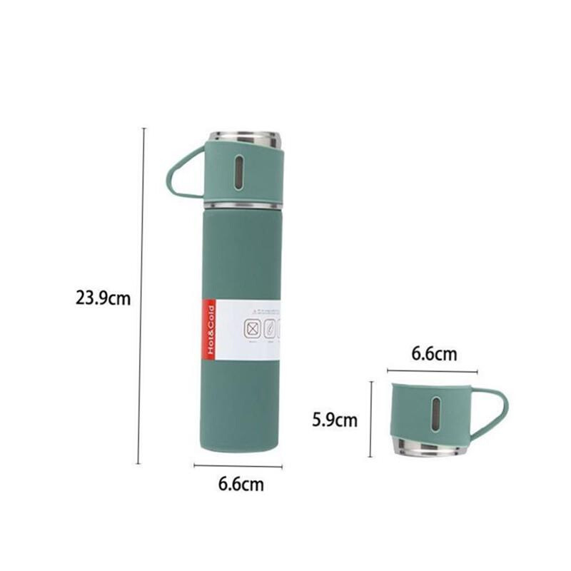 Hot Water Bottle500ML Stainless Steel Vacuum Flask Gift Set-图1