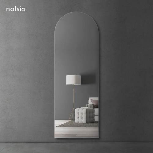 拱门型mirror格调穿衣镜全身镜子简约家用卧室试衣镜子壁挂挂墙 - 图0