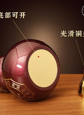 全铜紫金八卦葫芦镇宅风水摆件客厅入户招财平安玄关开盖空心挂件