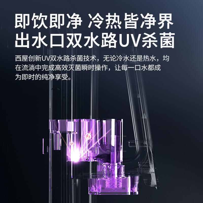【政府补贴】西屋台式净饮机家用制冷即热一体饮水机免安装F5s