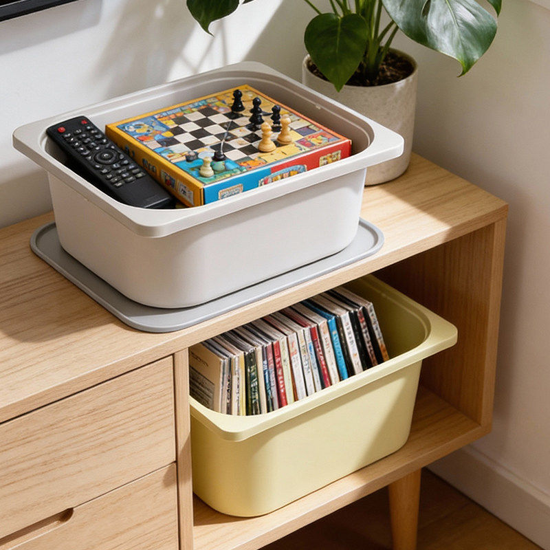 叮叮熊收纳盒儿童玩具收纳盒蒙氏置物架整理盒带盖子环保无异味,淘宝优惠券,粉丝福利购,淘宝优惠卷