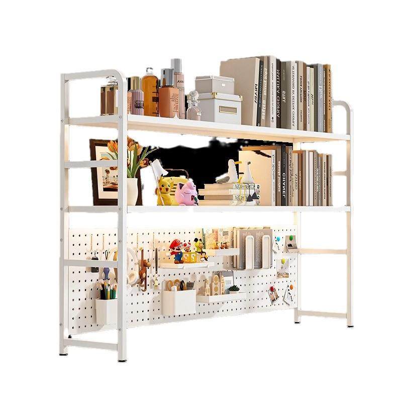 桌面置物架桌上书架洞洞板家用学习书桌多层办公室工位收纳展示架,淘宝优惠券,粉丝福利购,淘宝优惠卷