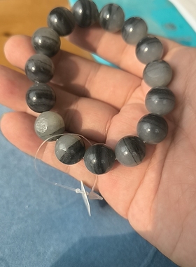 青花籽料卡14毫米手串625080