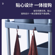 Three Floors Thickened Collection Dining Car Collection Bowl cart Restaurant small cart Mobile Hotel Commercial hand-push Dining Side Hotel Withdrawal Terrace