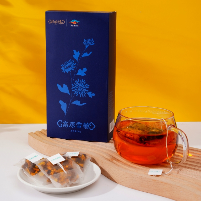 礼云境高原雪菊青海正品昆仑雪菊茶胎菊花茶高品质高海拔雪菊花茶-图2