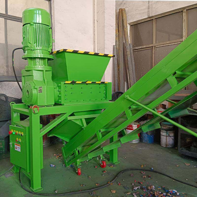 小型双轴塑料油漆桶撕碎机金属边角料铜铝撕碎机生活餐厨垃圾撕碎,淘宝优惠券,粉丝福利购,淘宝优惠卷